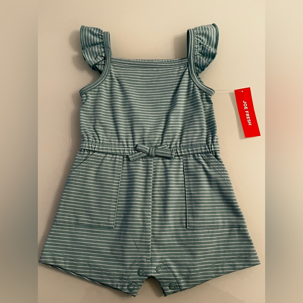 NWT Joe Fresh Baby Romper size 6-12M